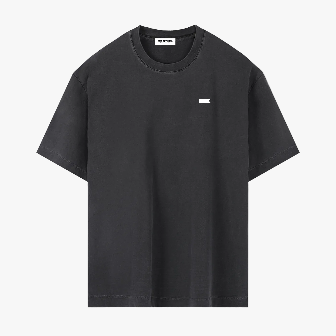 T-SHIRT OLIVADE / NOIR (RELAXED FIT)