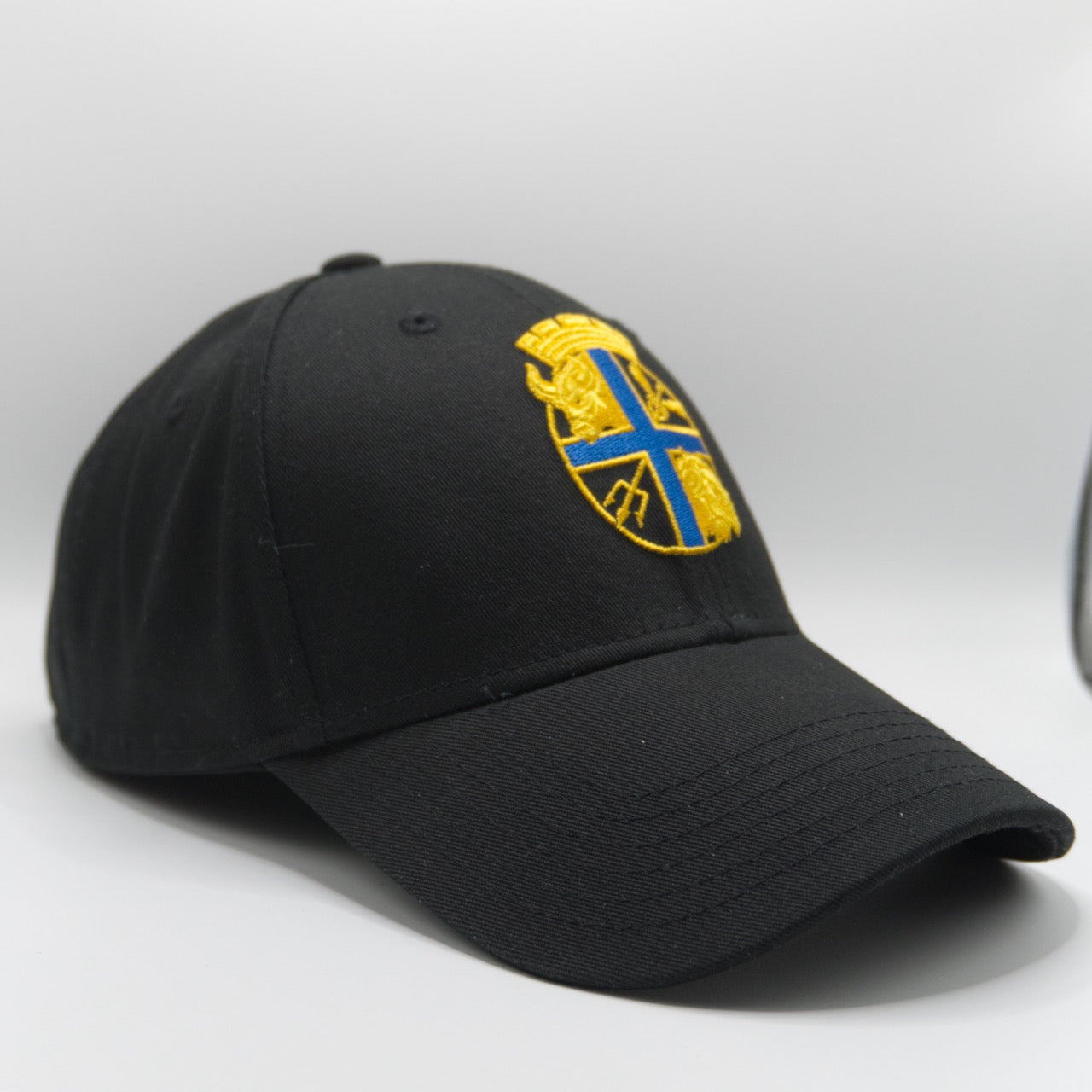 Casquette marseille coton noir left side