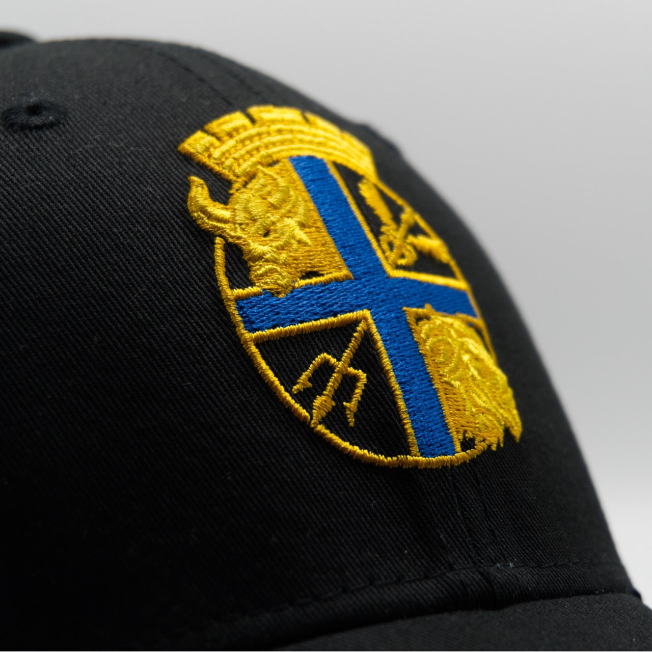 Casquette marseille coton noir zoom 2
