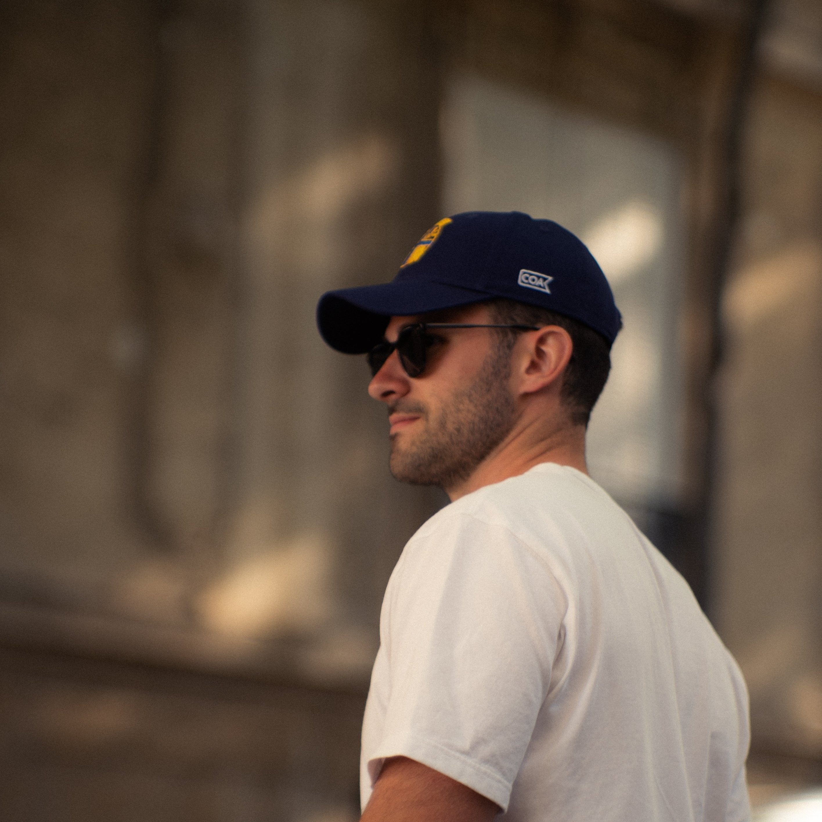 Casquette Marseille Coton Bleu Marine