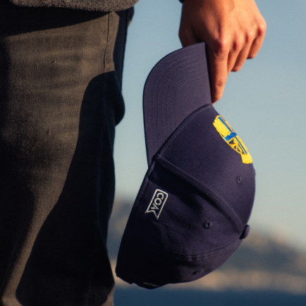 Casquette Marseille Coton Bleu Marine