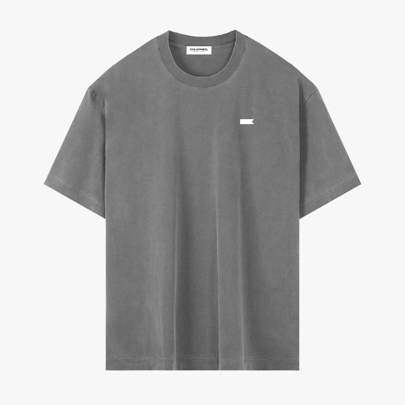 T-SHIRT ANIS / ANTHRACITE (RELAXED FIT)