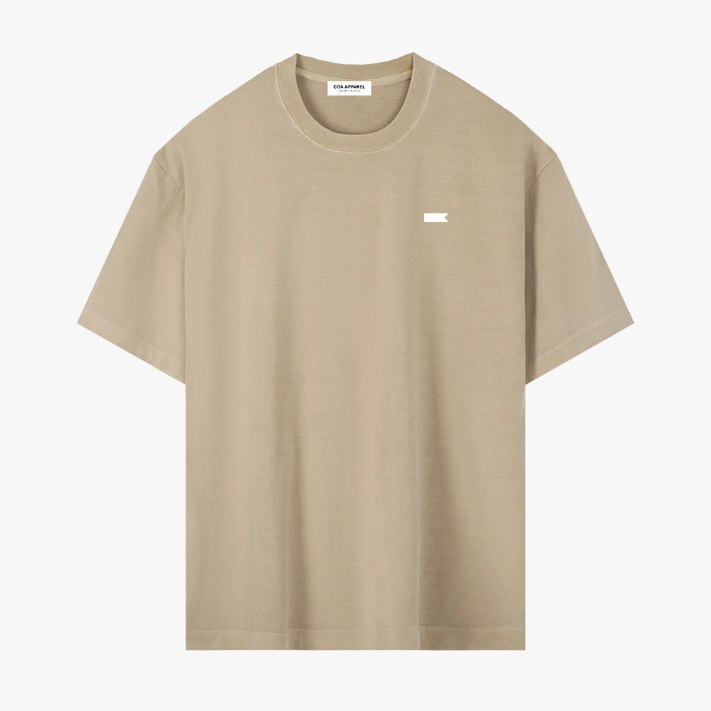 T-SHIRT OLIVADE / SABLE (RELAXED FIT)
