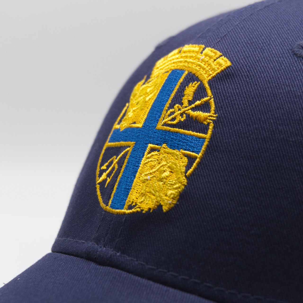 Casquette marseille coton bleu marine zoom