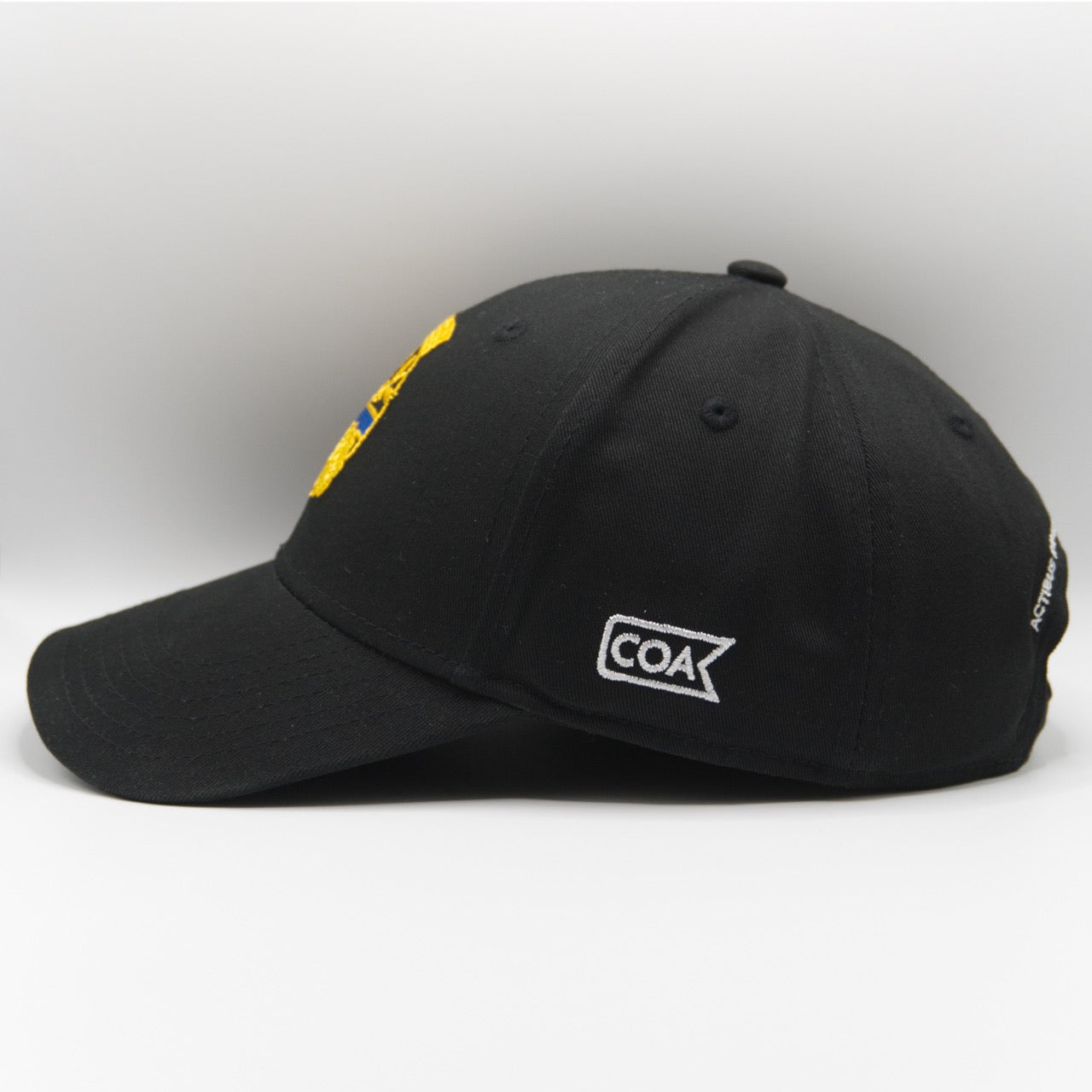 Casquette marseille coton noir side