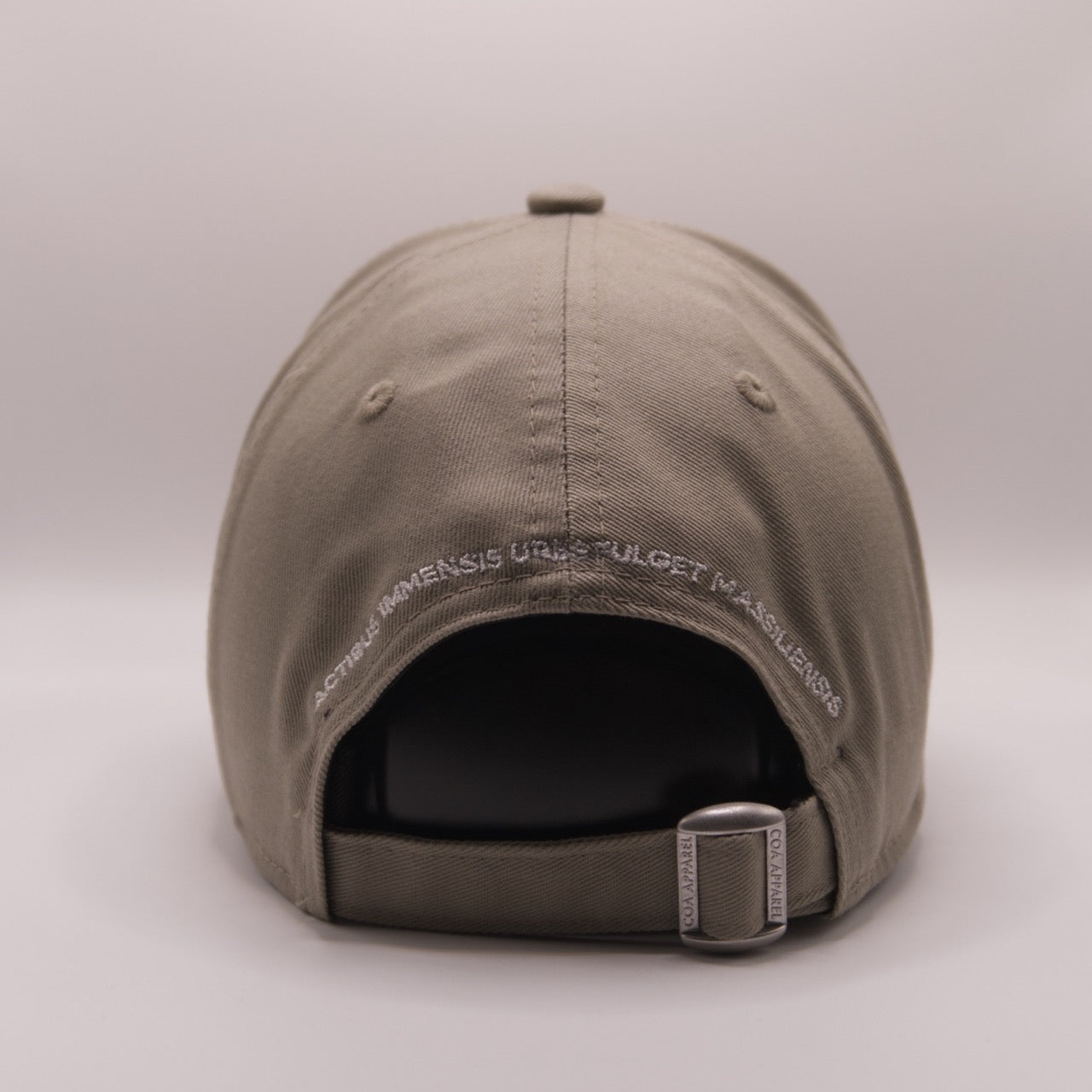 Casquette marseille coton taupe back