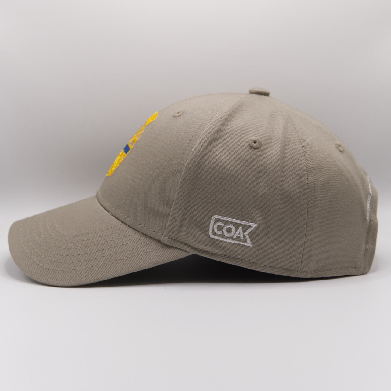 Casquette marseille coton taupe side