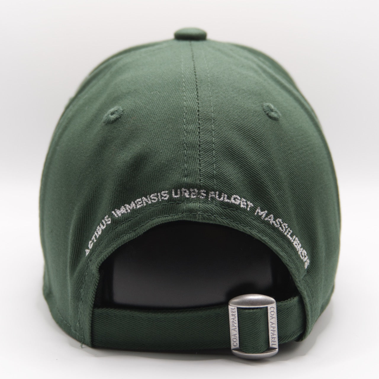 Casquette marseille coton vert back