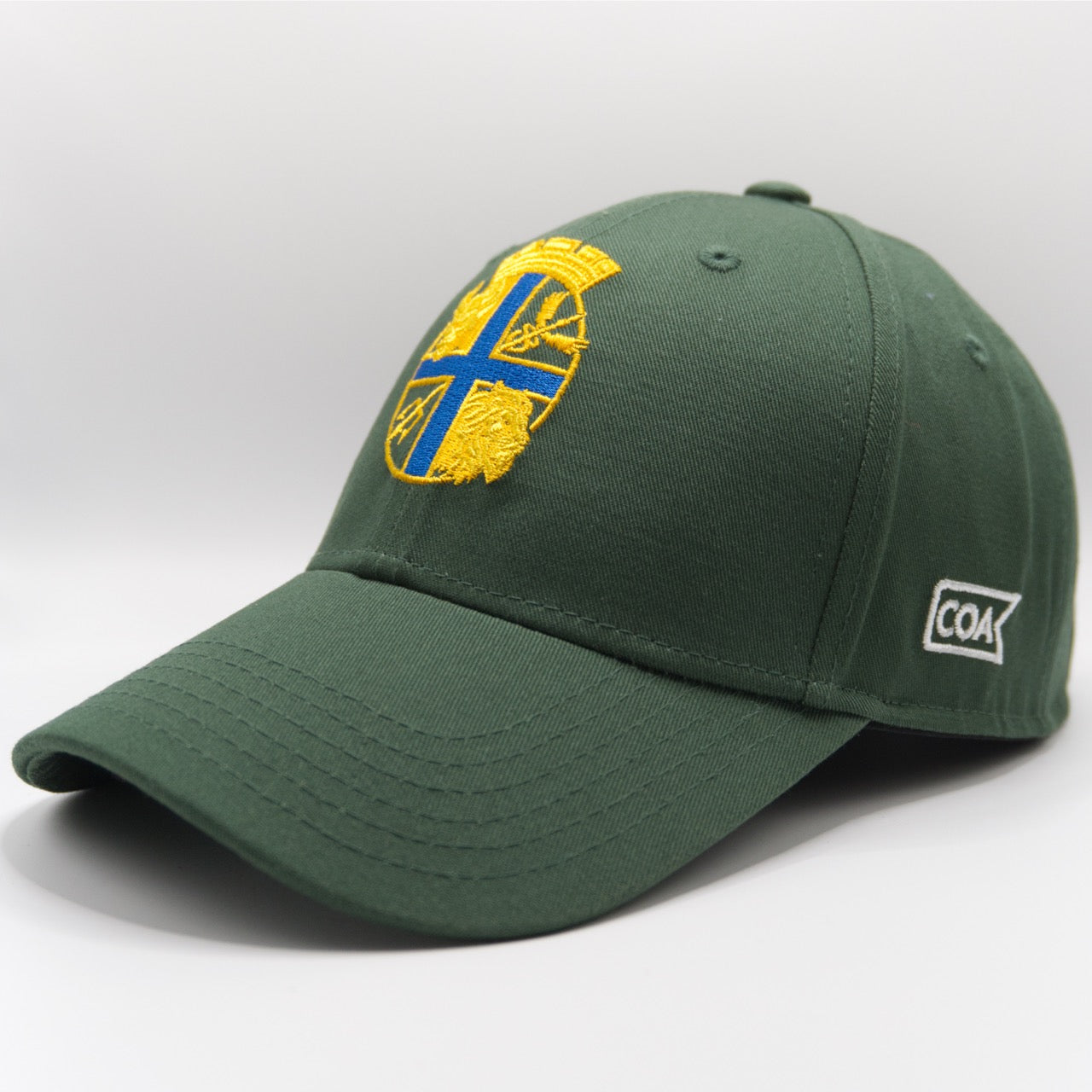 Casquette marseille coton vert right side
