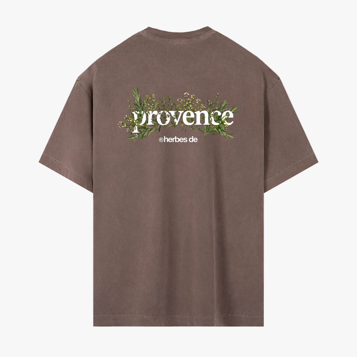 T-SHIRT HERBES DE PROVENCE / ARGILE (RELAXED FIT)