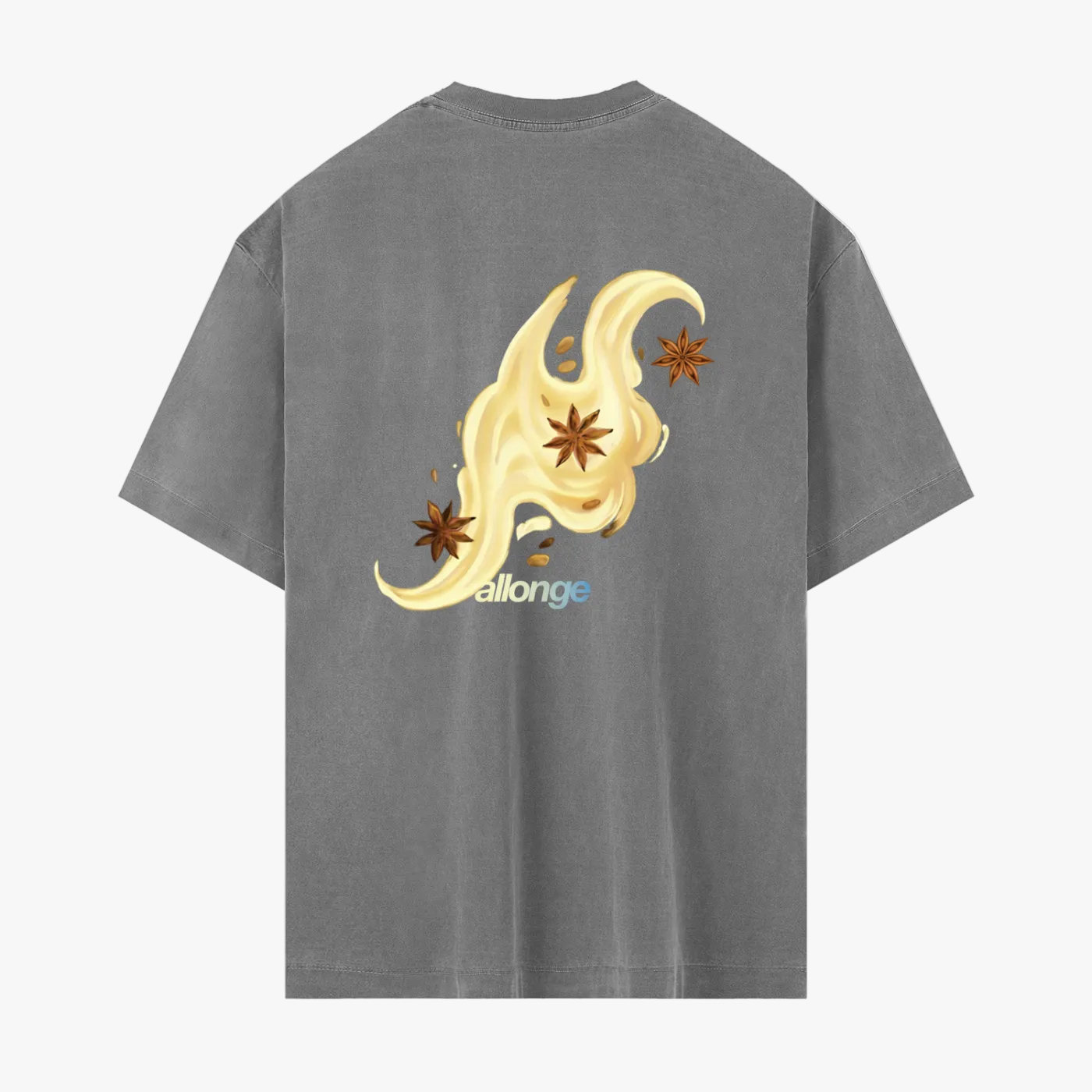 T-SHIRT ANIS / ANTHRACITE (RELAXED FIT)