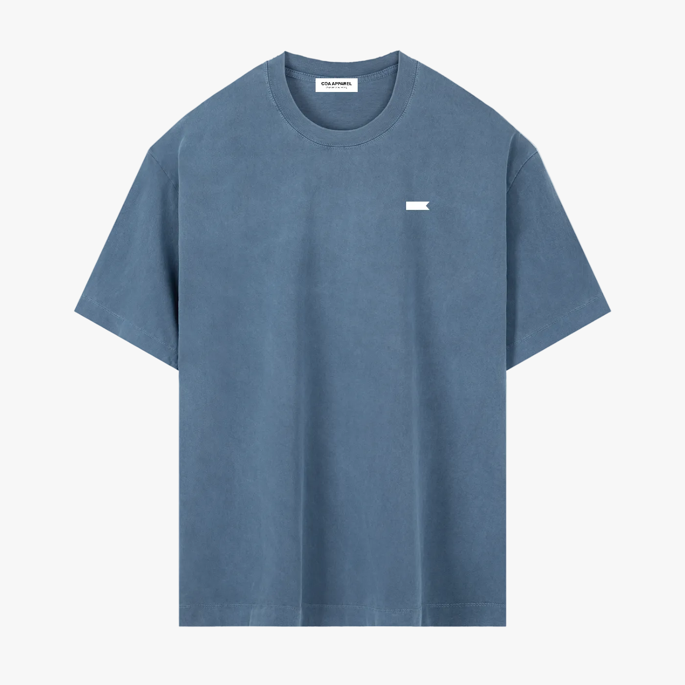 T-SHIRT ANIS / BLEU ROI (RELAXED FIT)