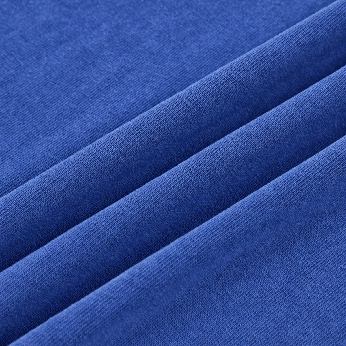 Anis — Blu royal — texture e caduta del cotone